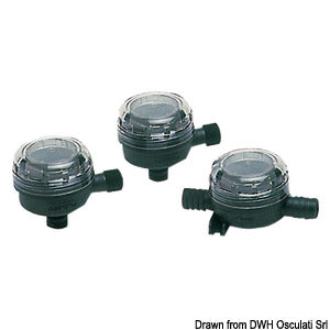 Filtro FLOJET per acqua con 2 portagomma in linea