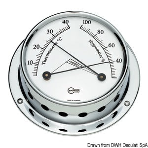 Termoigrometro serie Tempo cromato