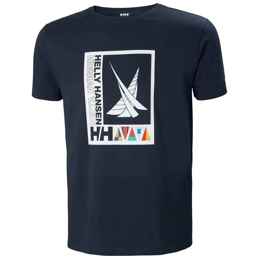T-shirt Helly Hansen shoreline blu