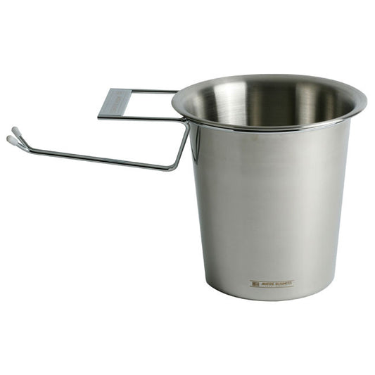 Portabottiglie inox con supporto