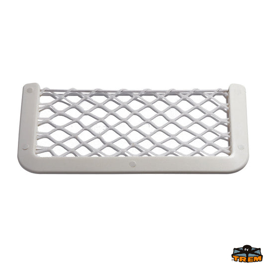 Rete portaoggetti bianca