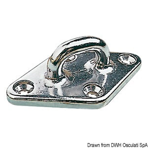 Golfari inox rombo 4 fori