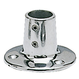 Base inox dritta tonda