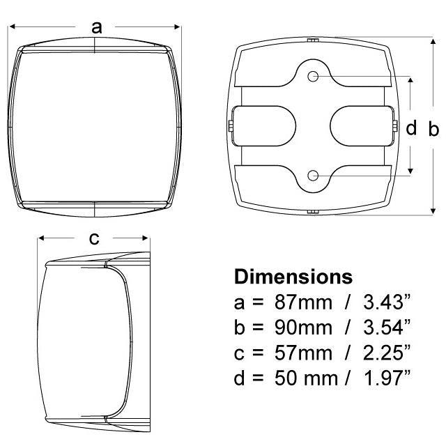 Fanale di Poppa/Coronamento Serie NaviLED®Pro - 2 NM