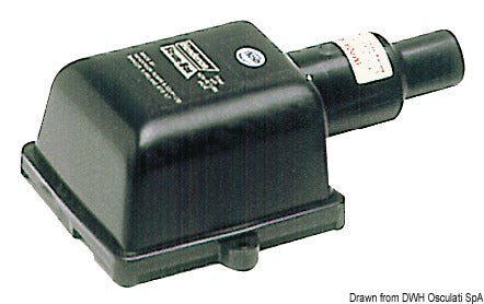 Succhiarola WHALE in plastica nera