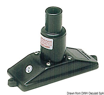 Succhiarola WHALE in plastica nera