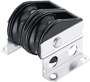 Bozzello Doppio Verticale Harken Big Bullert 38 mm
