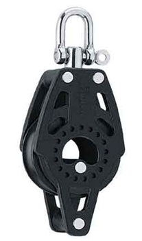 Bozzello singolo+Arricavo Harken Carbo 40mm