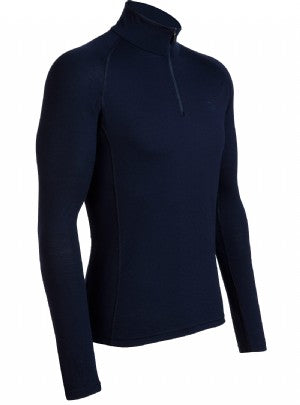 Maglia Icebreaker Mondo Zip blu