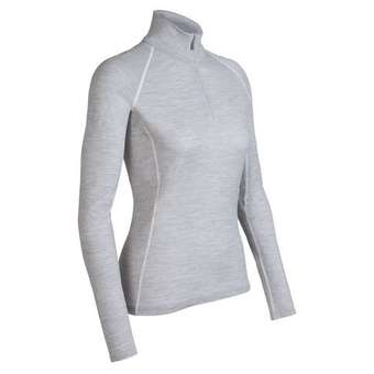 Maglia Icebreaker Chakra Zip grigio