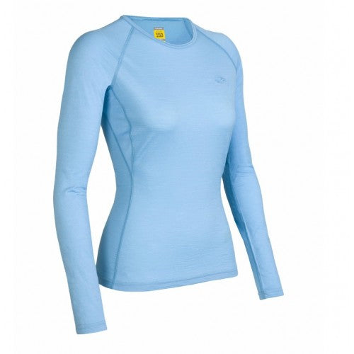 Maglia Icebreaker L\S Atlas Donna azzurro