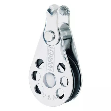 Bozzello Singolo Harken Alto Carico Cavo Metallico 38 mm