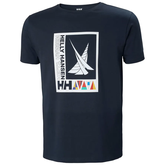 T-shirt Helly Hansen shoreline blu