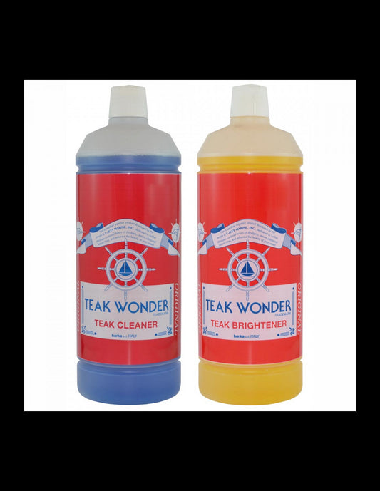 Teak Wonder Brightener e Cleaner combo pack