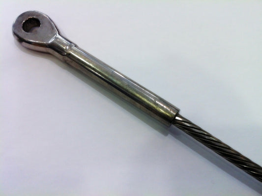 Pressatura Wire Technic su cavo inox