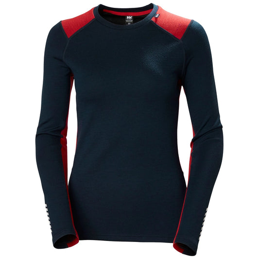 Maglia Donna Helly Hansen Lifa Merino Midweight blu