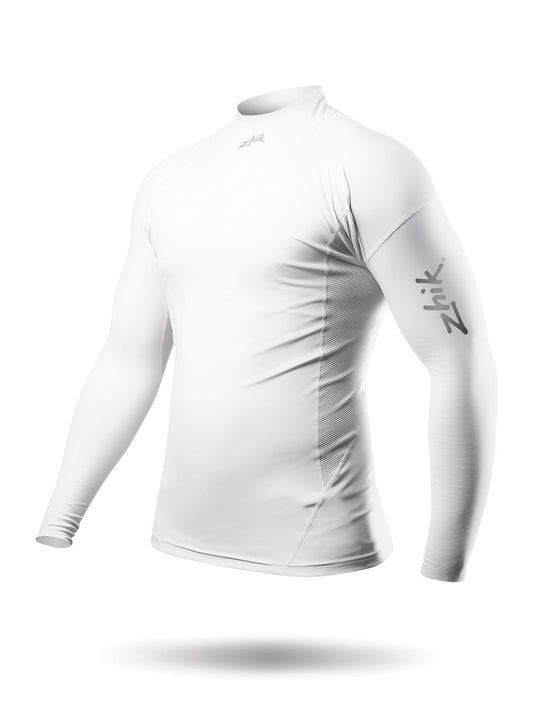 Lycra Zhik Eco Spandex manica lunga bianca